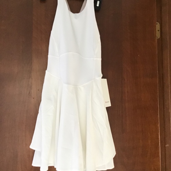 LuLuLemon sz 4 Court Crush Dress White NWT - Picture 6 of 8